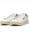 Dallas Navy Tab Leather Low Top Sneakers White - AUTRY - BALAAN 5