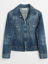 Trucker Vintage Denim Jacket Blue - OUR LEGACY - BALAAN 2