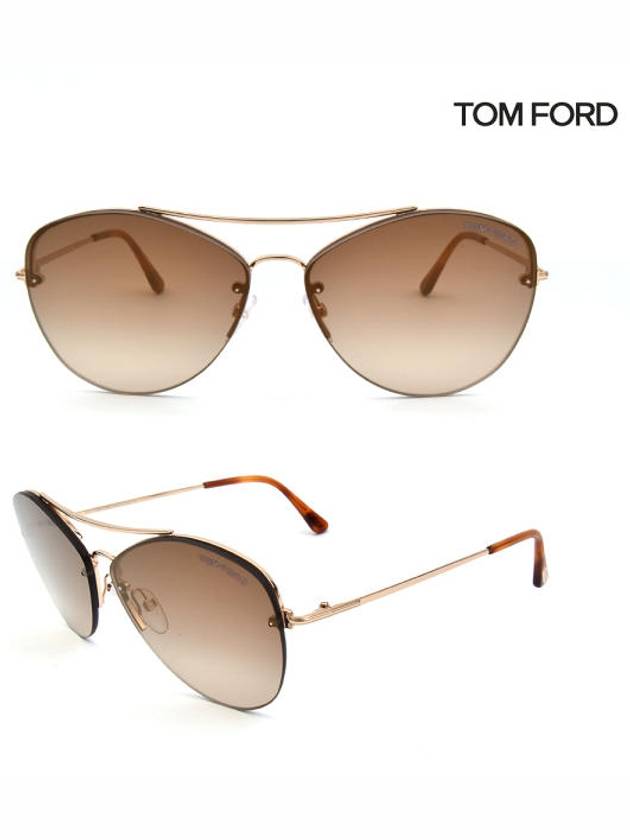 Eyewear Margret Sunglasses Brown - TOM FORD - BALAAN 2