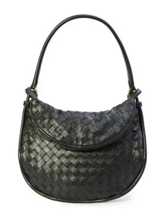 Intrecciato Gemelli Medium Tote Bag Black - BOTTEGA VENETA - BALAAN 2