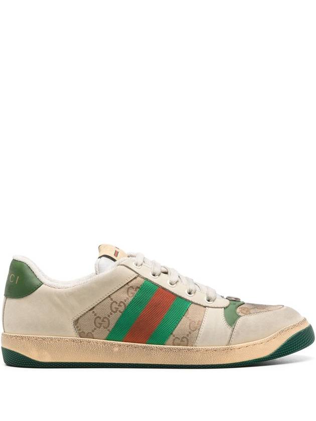 GG Screener Canvas Low-Top Sneakers - GUCCI - BALAAN 2