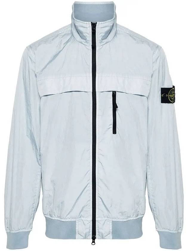 Garment Dyed Crinkle Reps R-NY Jacket Blue - STONE ISLAND - BALAAN 5