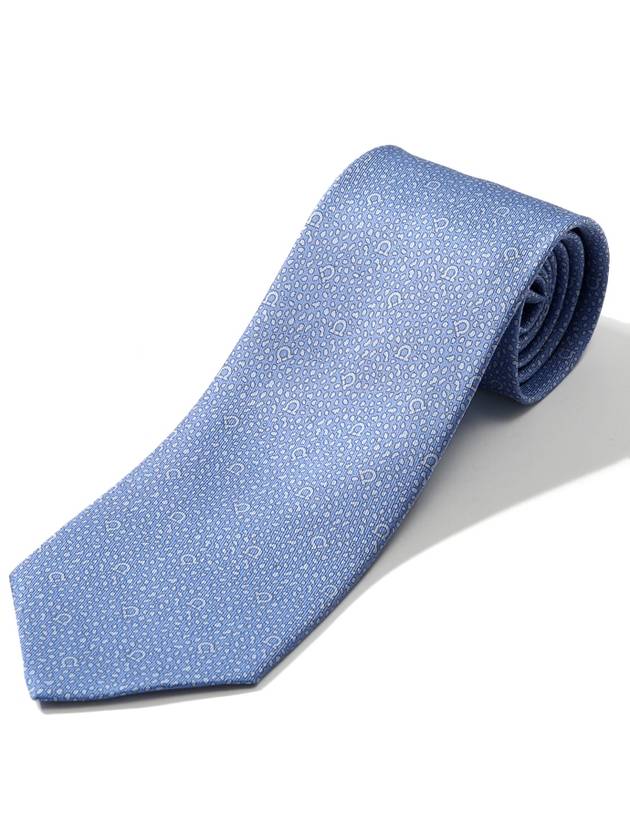 Gancini Pattern 35 0933 08 768148 Silk Tie - SALVATORE FERRAGAMO - BALAAN 1