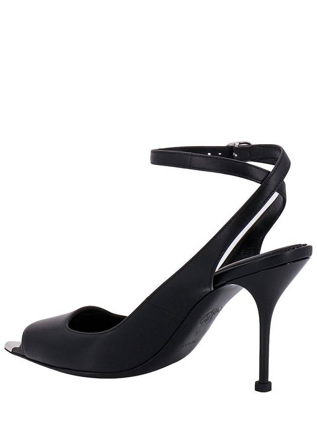 Punk Anklet Calfskin Sandals Heels - ALEXANDER MCQUEEN - BALAAN 4