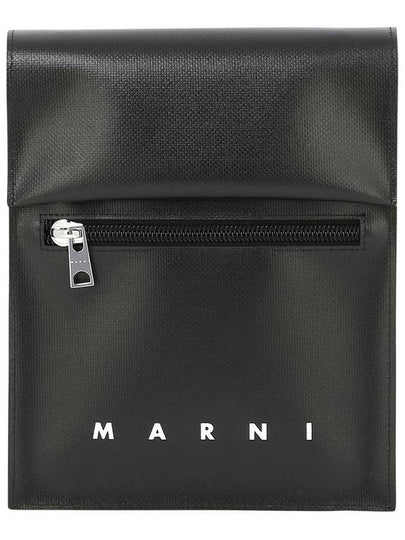 Shoelace Strap Pouch Bag Black - MARNI - BALAAN 2