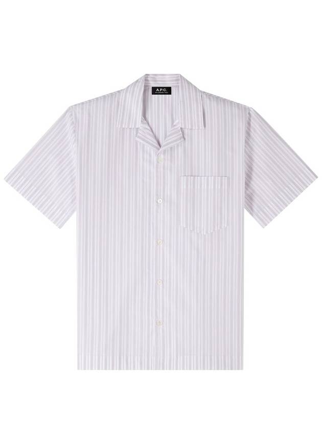 Chemisette Edd Short Sleeve Shirt White - A.P.C. - BALAAN 2