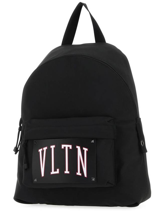 VLTN Nylon Backpack Black - VALENTINO - BALAAN 3