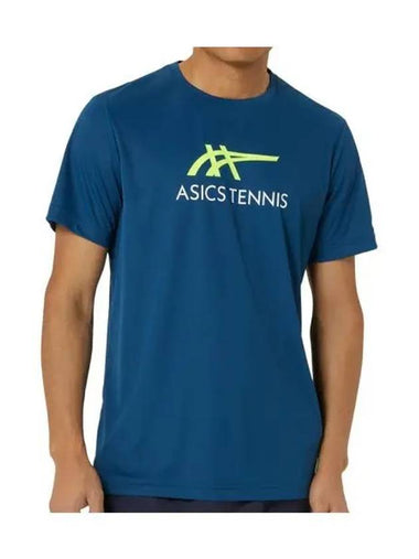 Coat Graphic Tee M 2041A304420 Short Sleeve T Shirt - ASICS - BALAAN 1