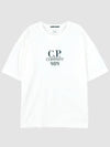 20/1 Jersey Boxy Logo Short Sleeve T-Shirt White - CP COMPANY - BALAAN 2