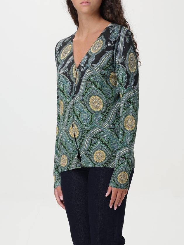 Etro v-neck paisley cardigan - ETRO - BALAAN 4