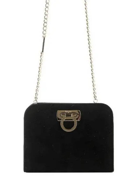 Logo Shoulder Bag Black - SALVATORE FERRAGAMO - BALAAN 2