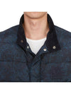 Paisley Padding Vest Navy - ETRO - BALAAN 9