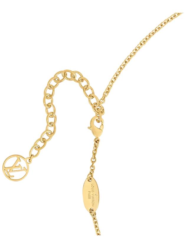 LV Iconic Crystal Necklace Gold - LOUIS VUITTON - BALAAN 4