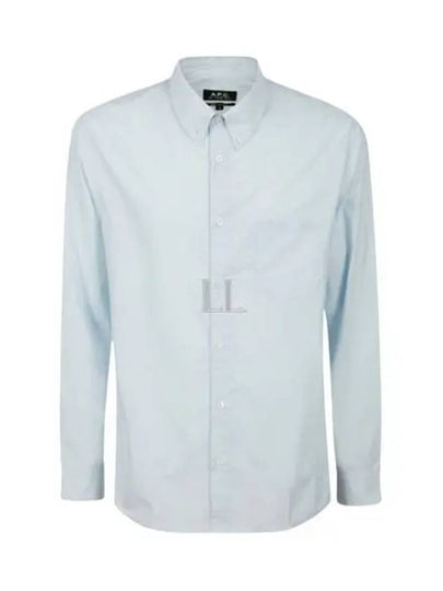 Edouard Long Sleeve Shirt Blue - A.P.C. - BALAAN 2