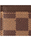 Damier Eben Single Card Wallet Brown - LOUIS VUITTON - BALAAN 3