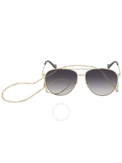 Eyewear Double Bridge Aviator Sunglasses Gold - GUCCI - BALAAN 2