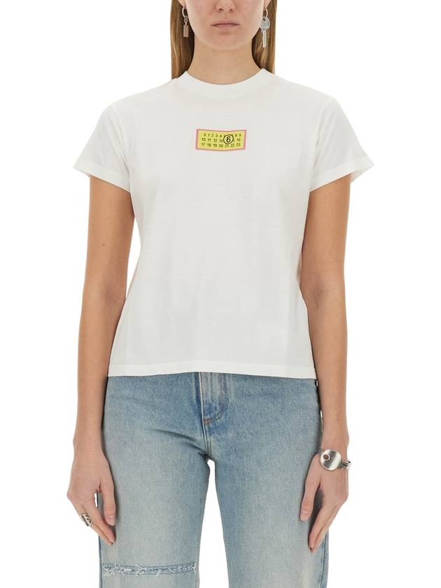 Logo Short Sleeve T-Shirt White - MAISON MARGIELA - BALAAN 2