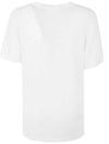 Zwell Logo Print Short Sleeve T-Shirt White - ISABEL MARANT - BALAAN 4