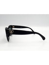 Eyewear Heart Logo Square Sunglasses Black - CHANEL - BALAAN 8