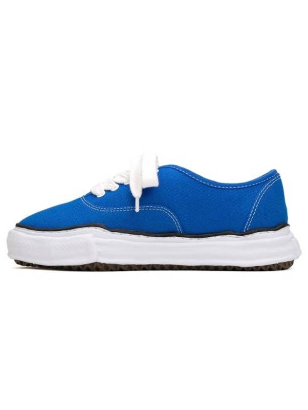 Baker OG Sole Canvas Low Top Sneakers CL Blue - MAISON MIHARA YASUHIRO - BALAAN 3