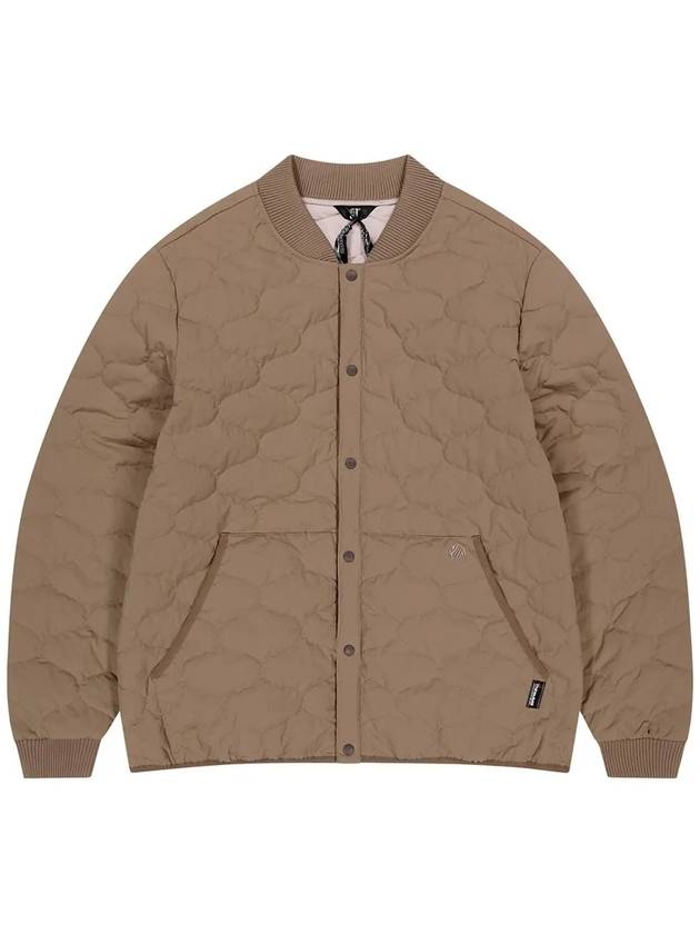 OG wave quilting light padded jacket camel - OFFGRID - BALAAN 1