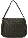 Cobble Intrecciato Large Napa Leather Messenger Bag Camping - BOTTEGA VENETA - BALAAN 5