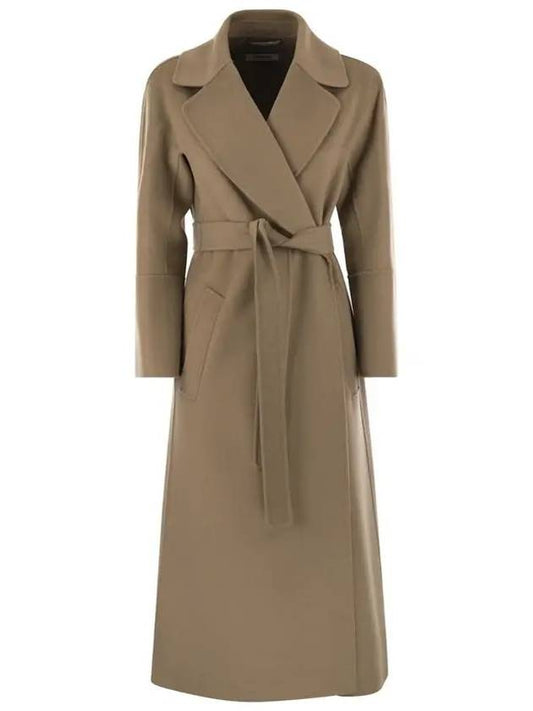 Elisa Virgin Wool Single Coat Brown - S MAX MARA - BALAAN 2