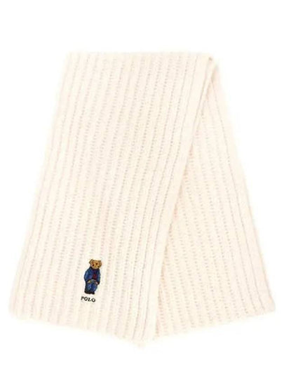 Muffler Scarf Denim Bear WC0523 105 - POLO RALPH LAUREN - BALAAN 2