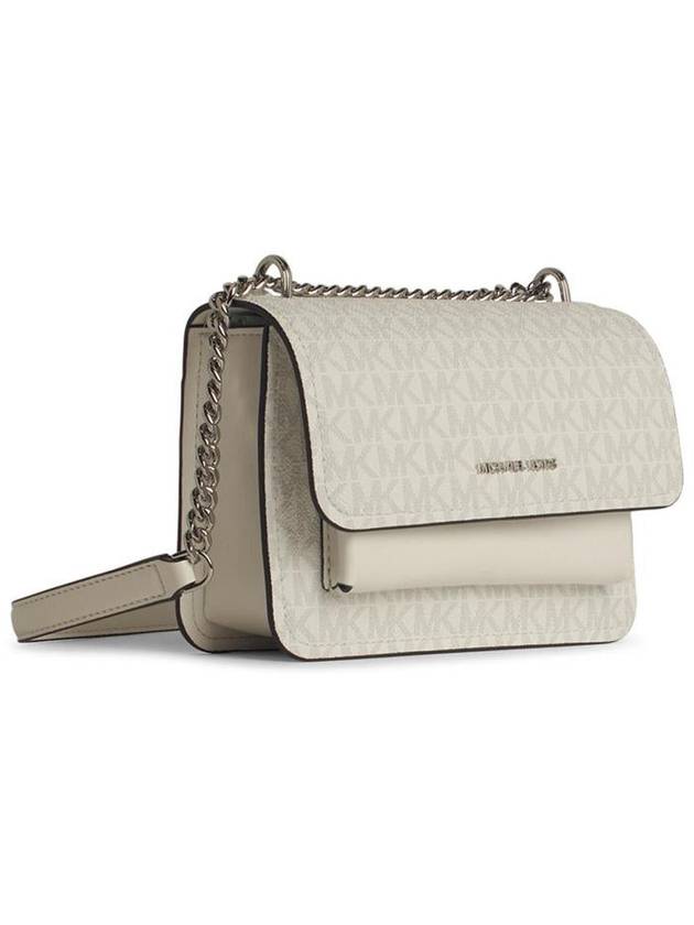 Michael Kors 'Claire' White Leather Crossbody Bag - MICHAEL KORS - BALAAN 2