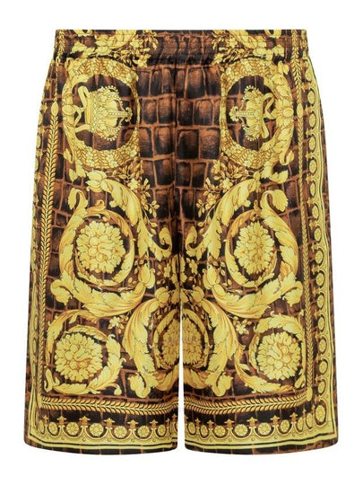 short pants 10024761A085355X330 Caramel black gold - VERSACE - BALAAN 2