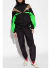 Nylon Zipper Windbreaker Jacket Black - GUCCI - BALAAN 3