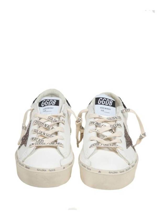 Hi Star Glitter Tab Low Top Sneakers White - GOLDEN GOOSE - BALAAN 4