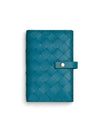 Intrecciato French Medium Wallet Blue - BOTTEGA VENETA - BALAAN.