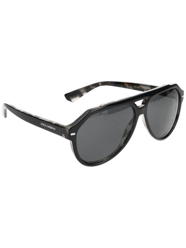 Eyewear Round Frame Tinted Sunglasses DG4452340387 - DOLCE&GABBANA - BALAAN 5