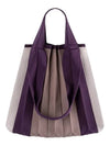 Two Way Shopper Bag Purple - PLEATSMAMA - BALAAN 5