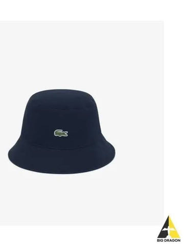 Basic Bucket Hat Dark Navy - LACOSTE - BALAAN 1