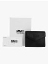 Japanese 6 Leather Card Wallet Black - MAISON MARGIELA - BALAAN 5