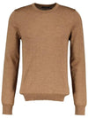 yle Merino Crew Neck Knit Top Brown - J.LINDEBERG - BALAAN 2