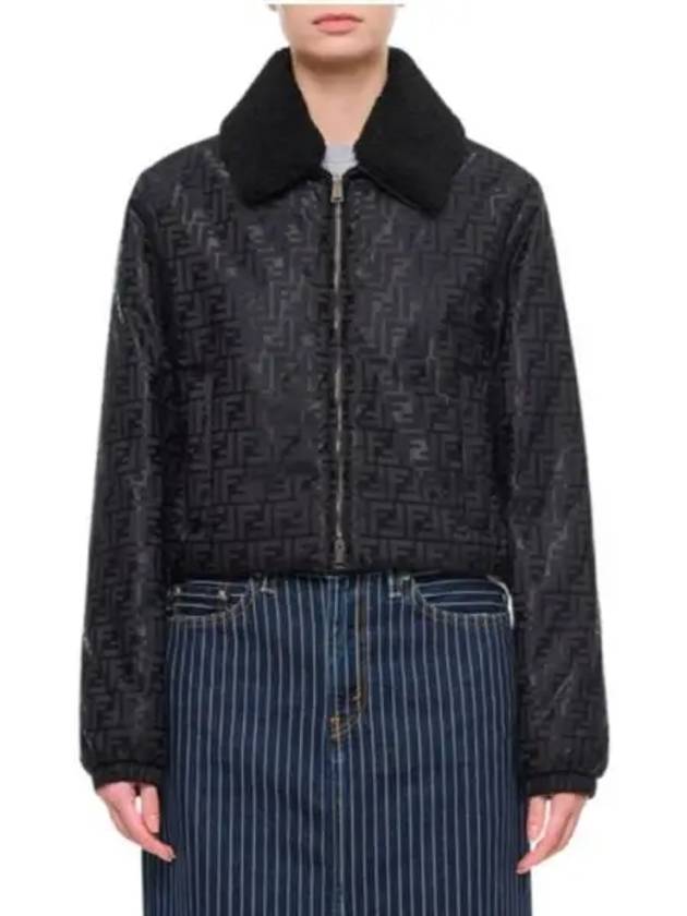 Ski FF Nylon Jacket Black - FENDI - BALAAN 2