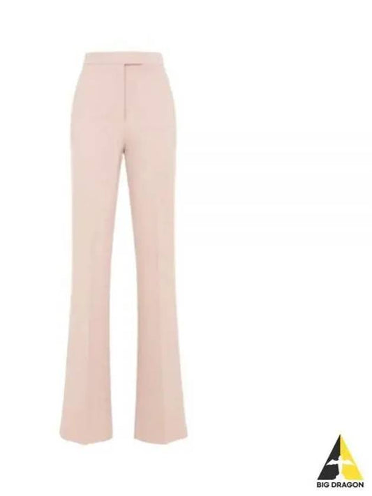 Norcia Viscose Straight Pants Powder Pink - MAX MARA - BALAAN 2