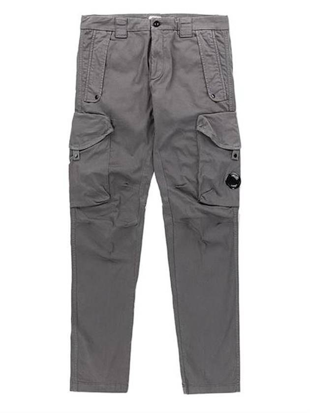 Lens Wappen Garment Dye Utility Cargo Pants Gray - CP COMPANY - BALAAN.