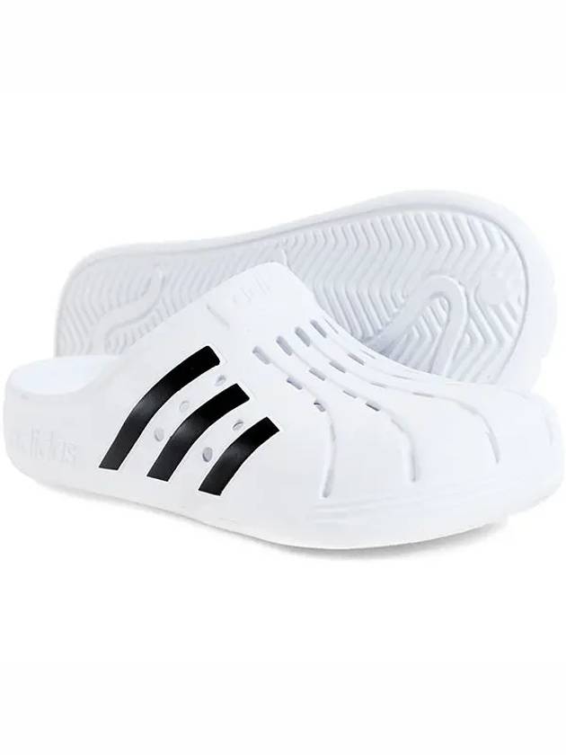 Adilette Clog Slippers White - ADIDAS - BALAAN 3