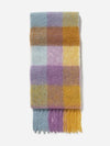 Check Mohair Muffler Violet Yellow - ACNE STUDIOS - BALAAN 4