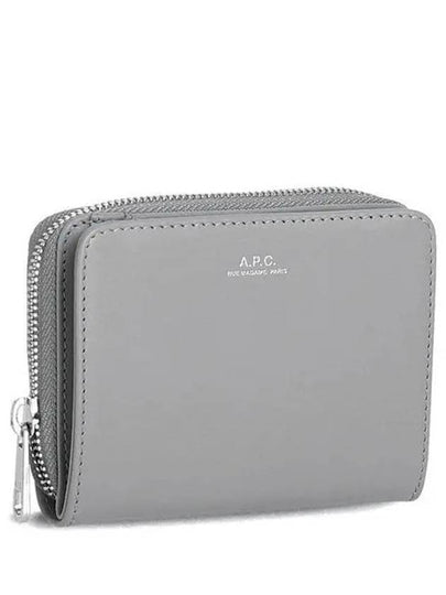 Emmanuel Compact Half Wallet Grey - A.P.C. - BALAAN 2