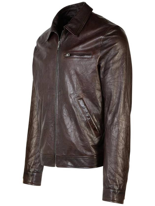 Dolce & Gabbana Brown Sheepskin Jacket - DOLCE&GABBANA - BALAAN 2