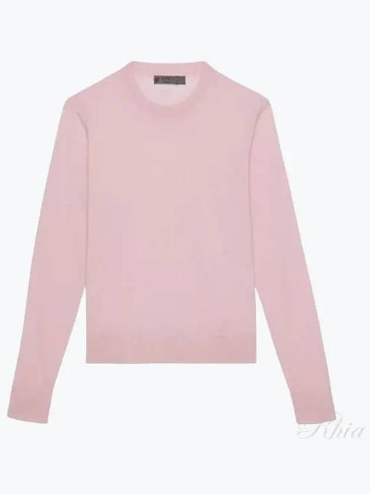 Talk Buddy To Me Crew Neck Merino Wool Knit Top Pink - G/FORE - BALAAN 2