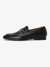 Horsebit Leather Loafers Black - GUCCI - BALAAN 2