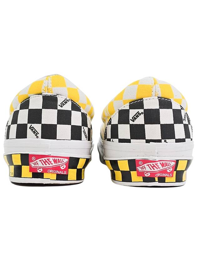 Men s Checkerboard Slip Ons VN0A32QNY231 - VANS - BALAAN 4