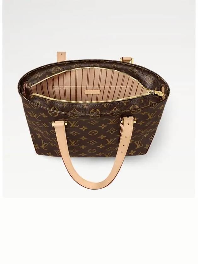 Piano Monogram Tote Bag Brown - LOUIS VUITTON - BALAAN 5