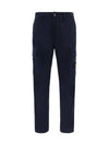 Compass Badge Gabardine Cargo Straight Pants Navy - STONE ISLAND - BALAAN 2